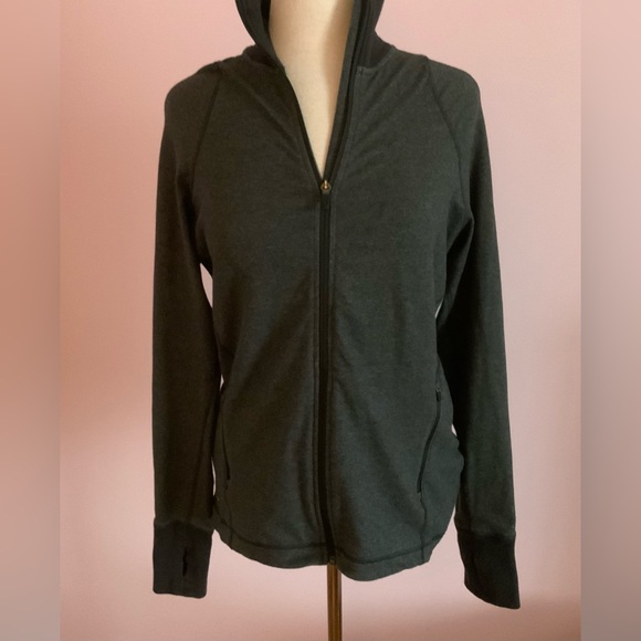 Nike Jackets & Blazers - Nike Women's Dark Charcoal Full-Zip Bomber Jacket